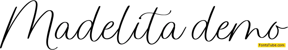 madelita demo version Font