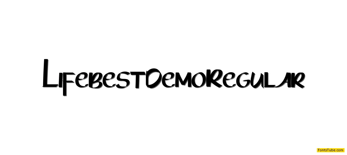 Lifebest Demo Font
