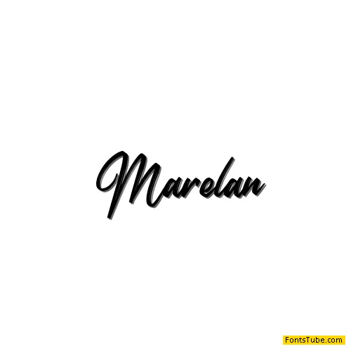 Marelan Font