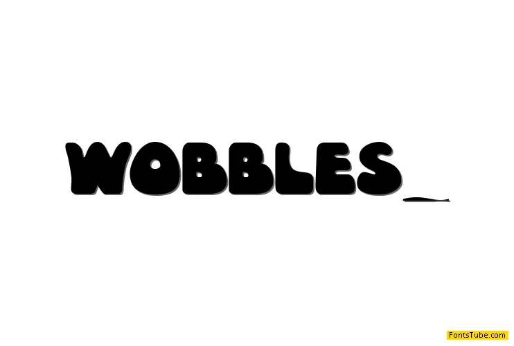 Wobbles Font