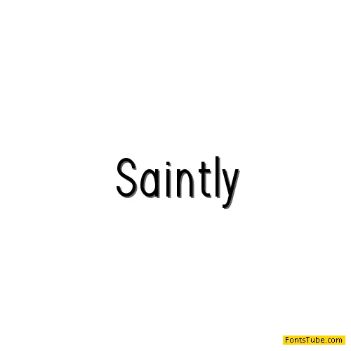 Saintly Font