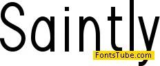 Saintly Font