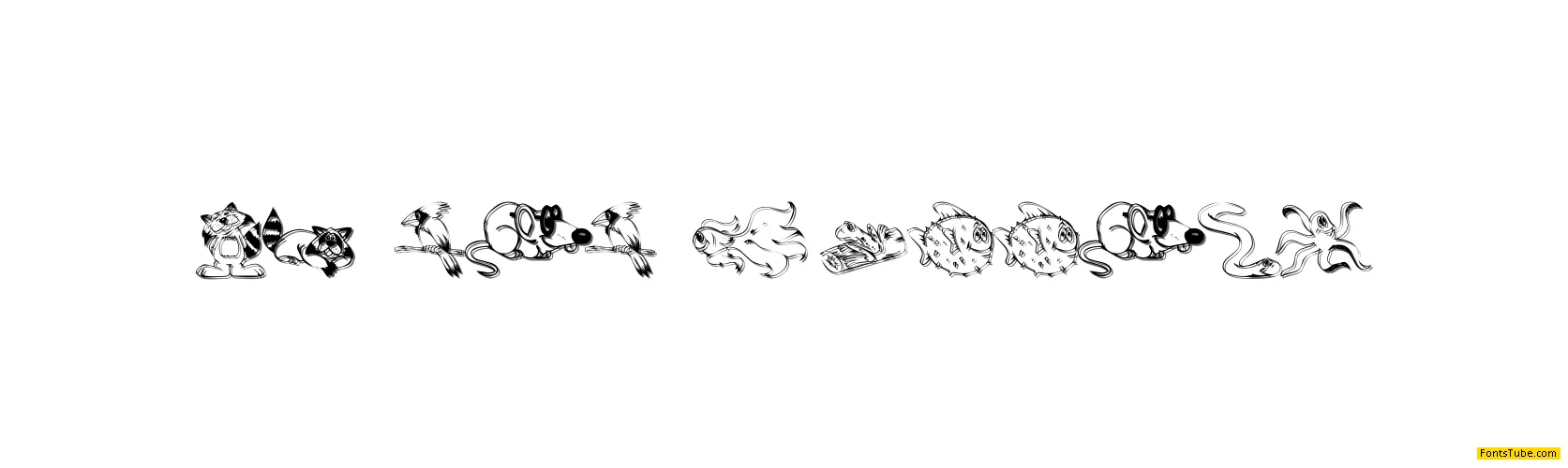 KR Lil Buddies Font