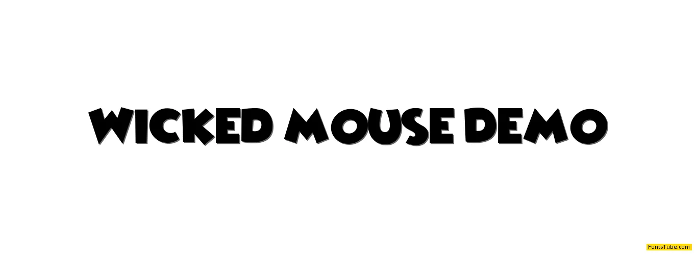 Wicked Mouse Font