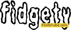 Fidgety BRK Font