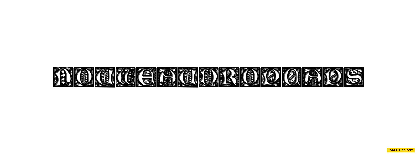 Nouveau Drop Caps Font