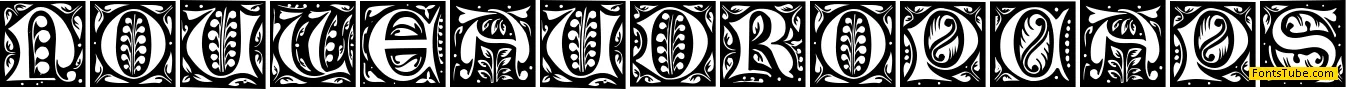 Nouveau Drop Caps Font