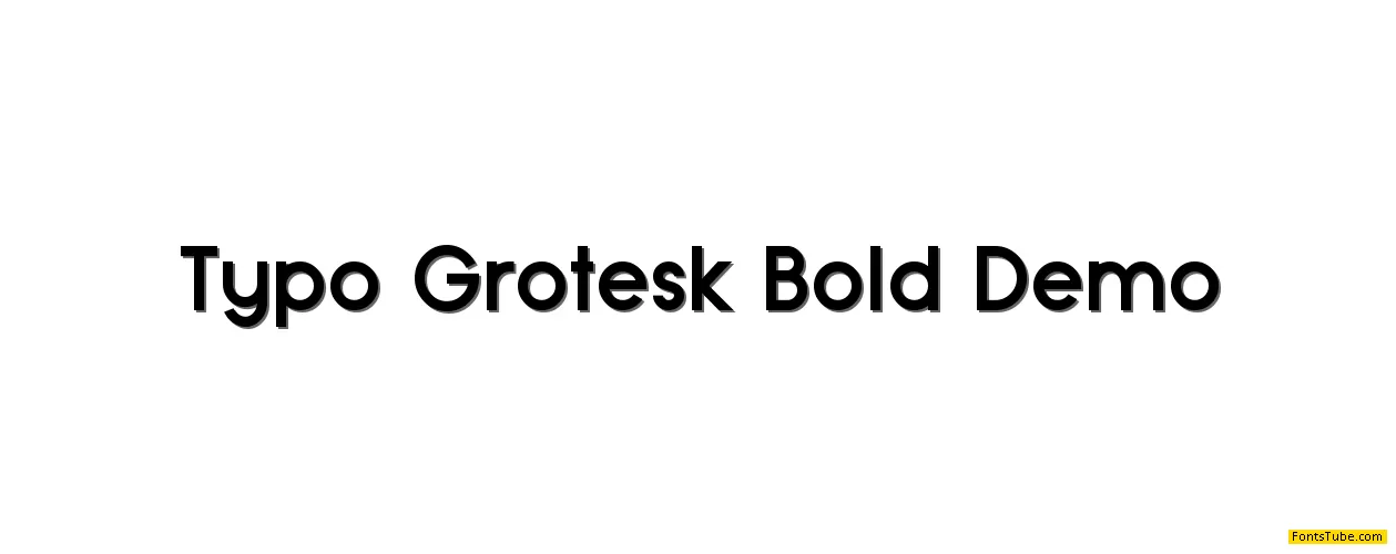 Typo Grotesk Font Family