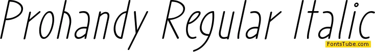 Prohandy Font Family