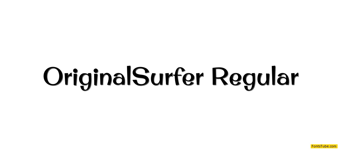 Original Surfer Font