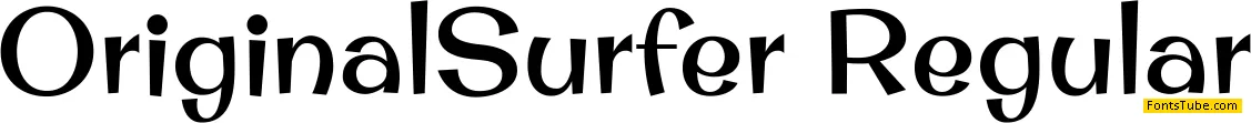 Original Surfer Font