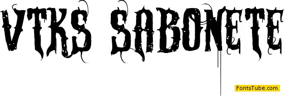 VTKS SABONETE Font