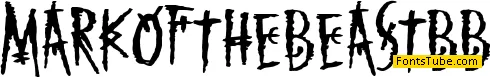 Mark of the Beast BB Font