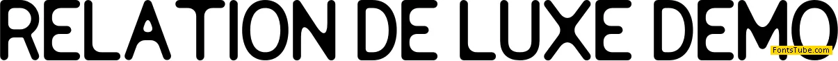 Relation De Luxe DEMO Font