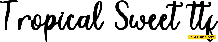 Tropical Sweet Font Family