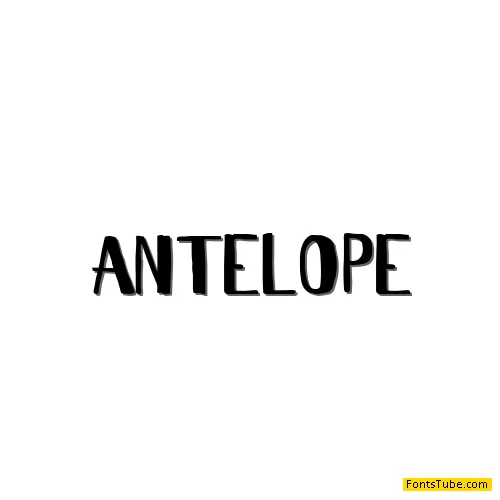 Antelope H Font
