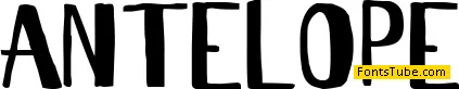 Antelope H Font