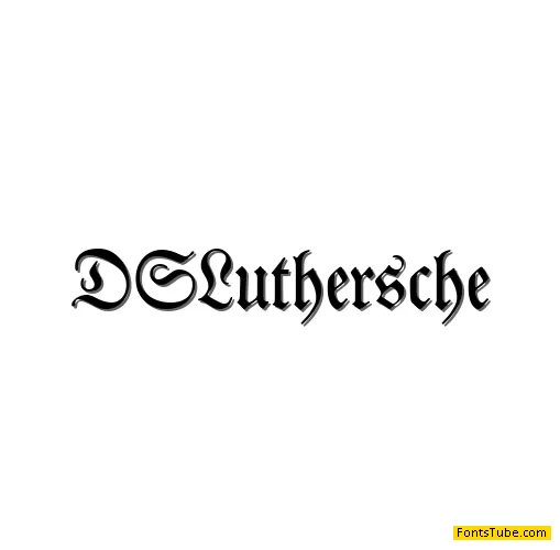 DS Luthersche Font Family