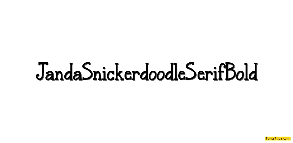 Janda Snickerdoodle Serif Font Family
