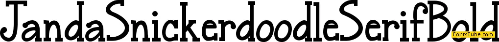 Janda Snickerdoodle Serif Font Family