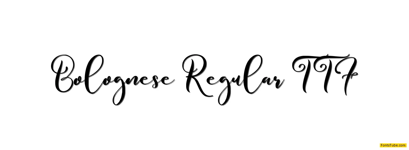 Bolognese Font