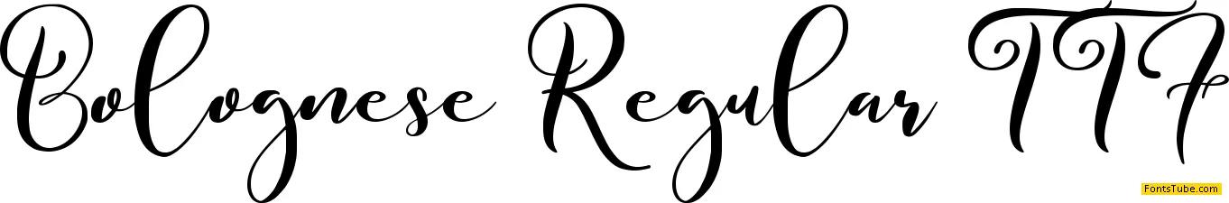 Bolognese Font