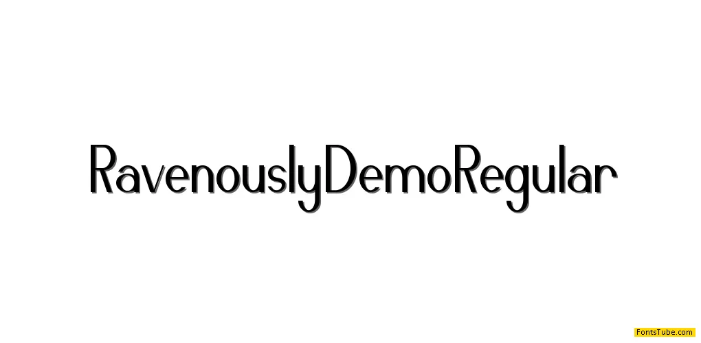 Ravenously Demo Font Family