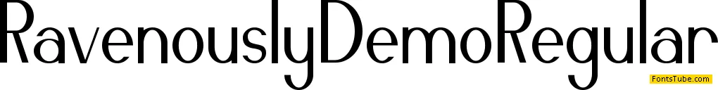 Ravenously Demo Font Family