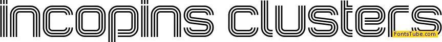 Incopins Clusters Font Family