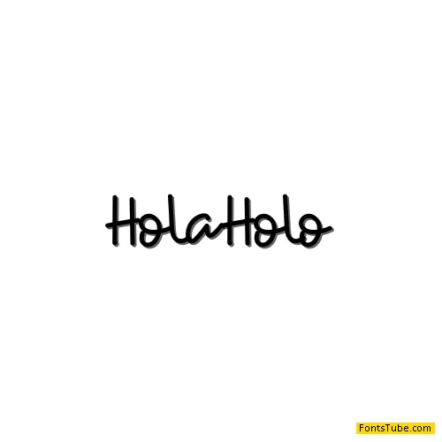 Hola Holo Font