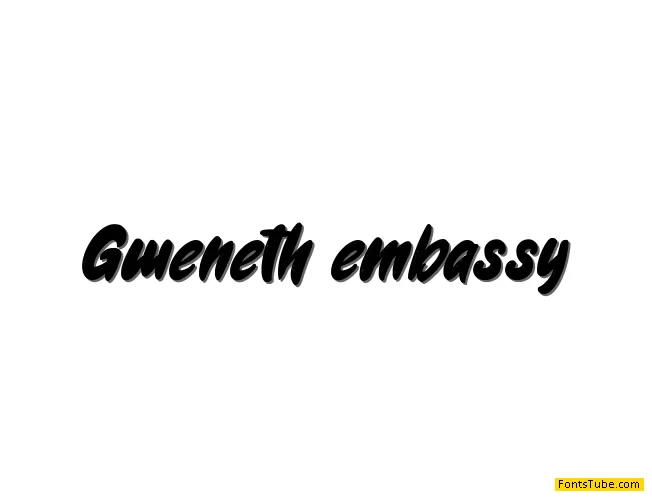 Gweneth embassy Font