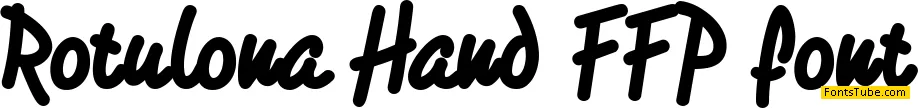 Rotulona Hand Font