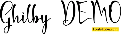 Ghilby-PERSONAL USE Font