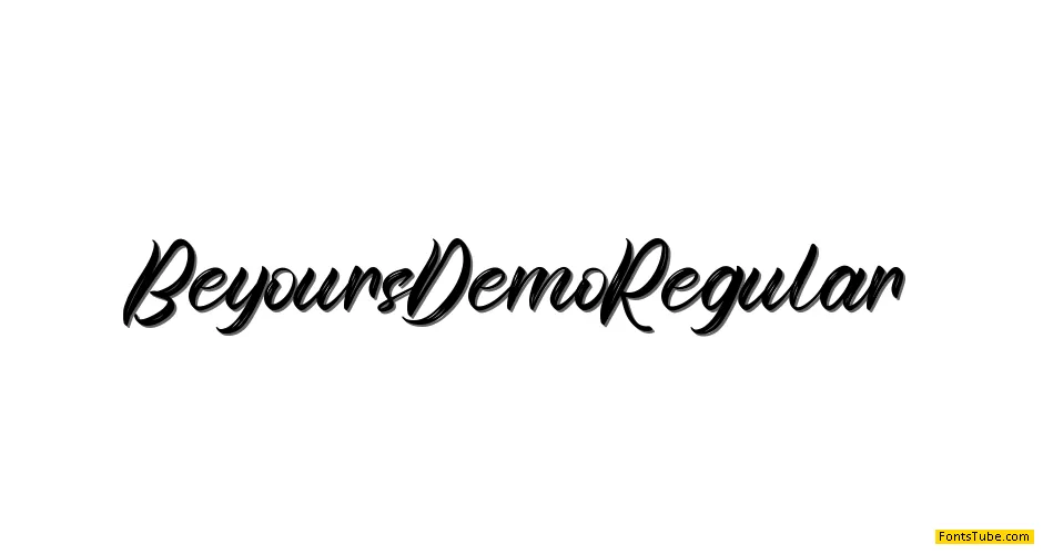 Beyours Demo Font