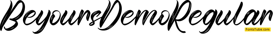 Beyours Demo Font