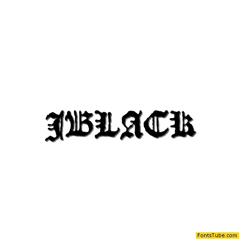 JSL Blackletter Font