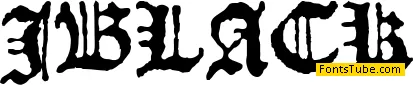 JSL Blackletter Font