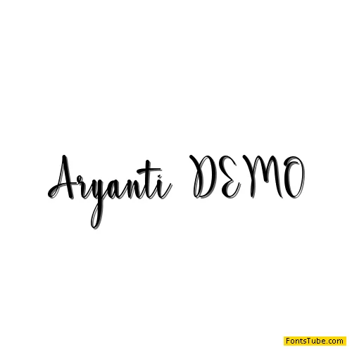 Aryanti-PERSONAL USE Font