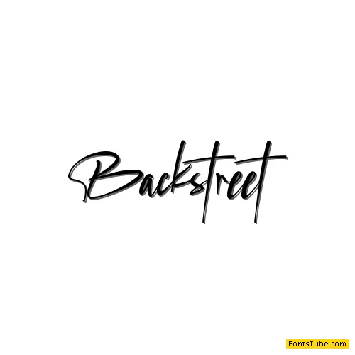 Backstreet Font