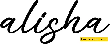 Alisha Font
