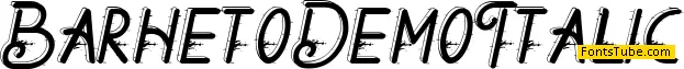 Barheto Demo Font Family