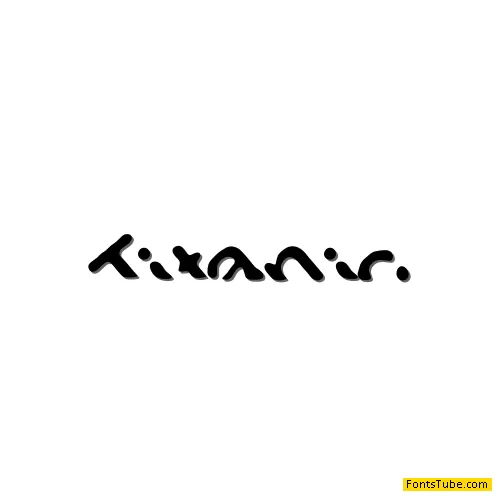 Titanic Font