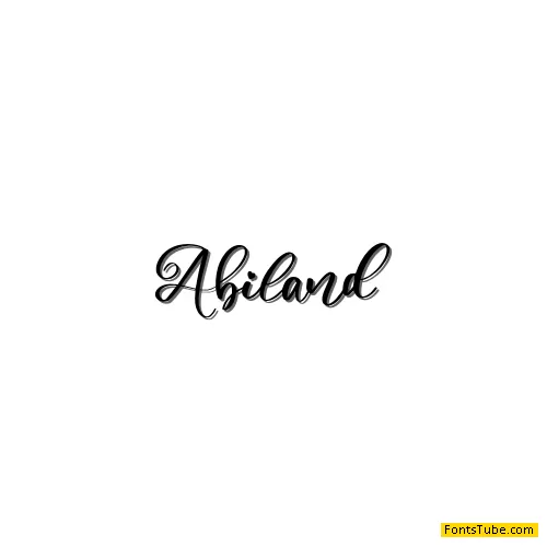 Abiland Font