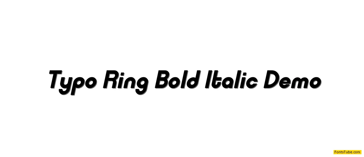 Typo Ring Font Family