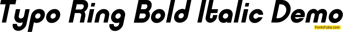 Typo Ring Font Family
