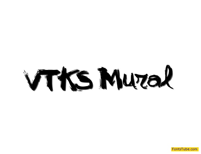 VTKS mural Font