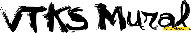 VTKS mural Font