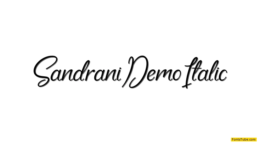 Sandrani Demo Font Family