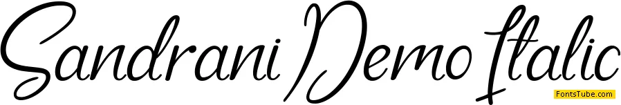 Sandrani Demo Font Family