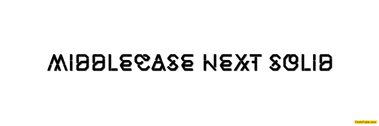 Middlecase Next Font Family